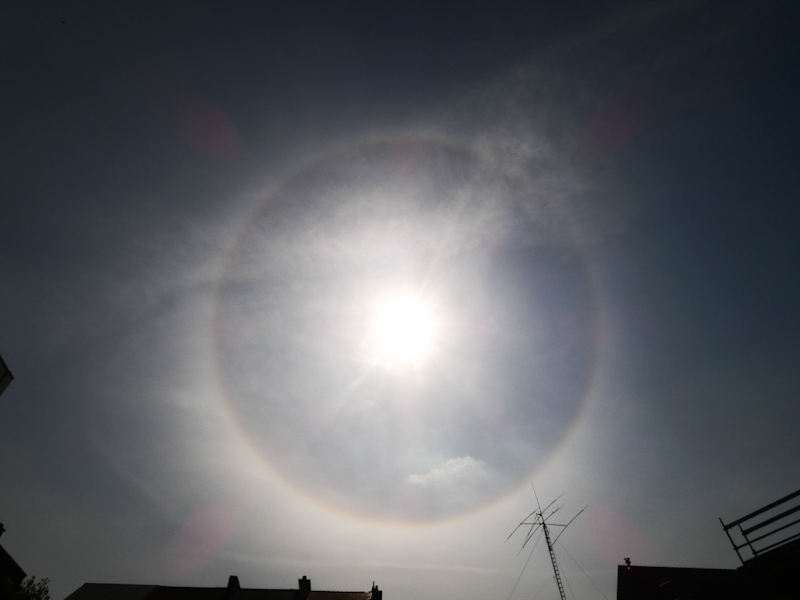 Kleine kring rond de zon